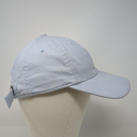 Kendall Kylie Slideback Baseball Cap Blue One Size Adjustable Vented Holes Blank - Picture 5 of 9